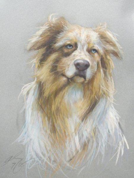 Ausy 16x20" pastel