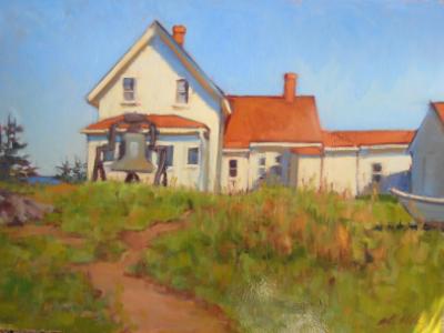 The Lightkeeper's House" 18x24" oil