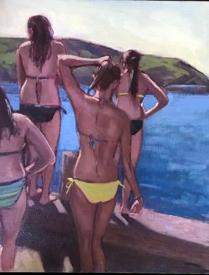 Monhegan Sirens 18x24" oil sold