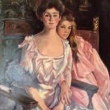 Sargent Copy "Mrs. Fiske and he Daughter, Racheal" 32x60"