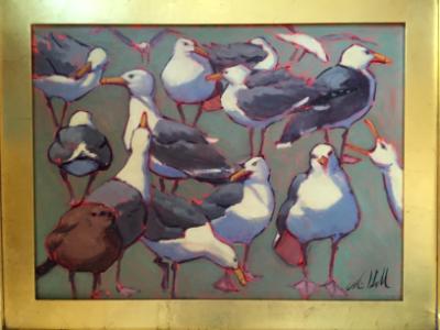 Sage Gulls 18x24" oil sold