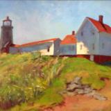 Lighthouse Field 24x30" oil sold