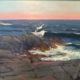 Lobster Cove Surf 18x24" oil
