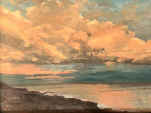 Sunset Clouds 2 18x24" oil