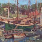 Camden Harbor  18x24" oil sold