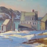 Behind the Parsonage 16x20 oil