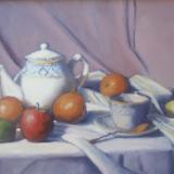 Tea with Fruit  16"x20"   oil  sld