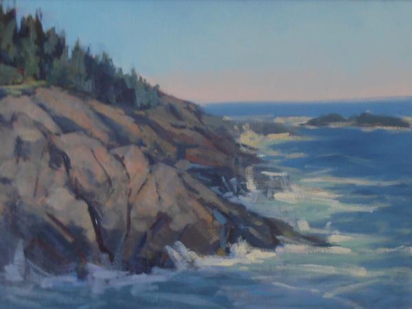 Christmas Cove 20x30" oil sold