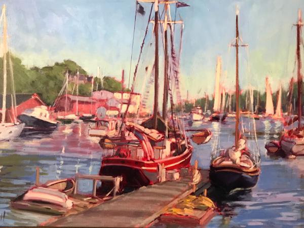 Camden Harbor 24x36"oil sold