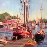 Camden Harbor 24x36"oil sold