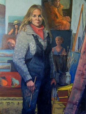 Self Portrait, 2004 44x72" sold