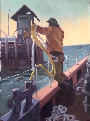 Docking 24x36" oil