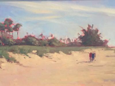 Nokomis Beach House oil 12x24" 