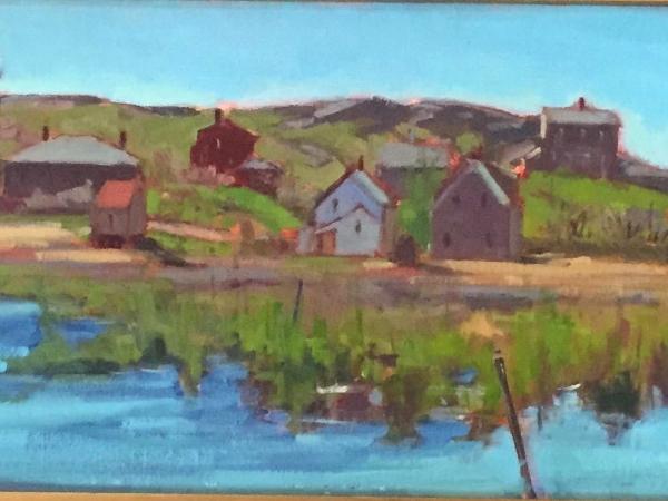 Across the Marsh 12x36" oil