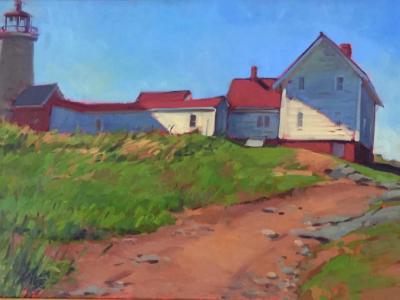 Monhegan Lighthouse 20x30" oil