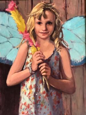 Fairy Girl 18x24" oil