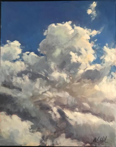 Cloud 1 16x20" oil sold