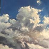 Cloud 1 16x20" oil sold