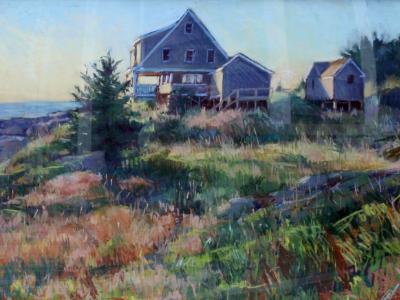 The Kent House 24x36" pastel