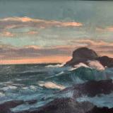 Surf at Gull Rock 12x15" oil