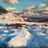 Christmas Cove, Winter 16x20" oil