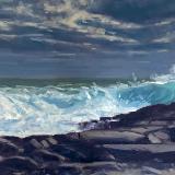 Christmas Cove Storm 24x48" oi