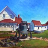 The Bell at the Lighthouse 24x30" oil