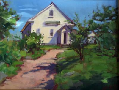 Monhegan Schoolhouse 12x16