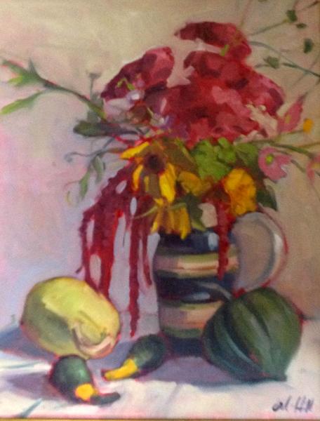 Autumn Still Life 14x18" oil