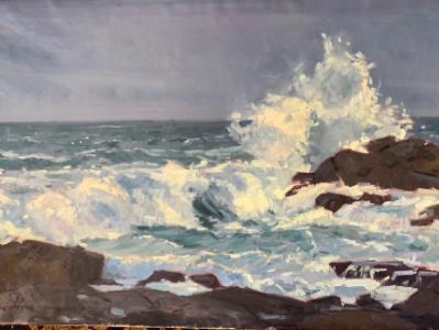 Stormy Sea 24x36"oil