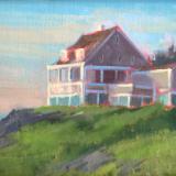 he Kent House 9x12" oil