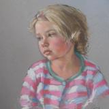 Striped Shirt 16x20" pastel