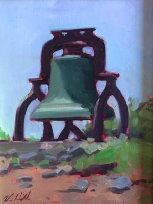 Liberty Bell 9x12" oil