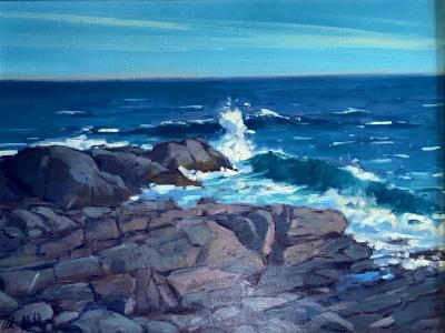 Lobster Cove Surf  18x24" oil
