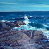 Lobster Cove Surf  18x24" oil