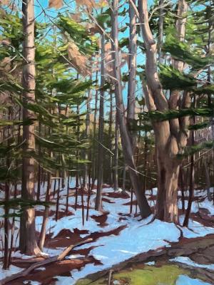 March Woods 30x40"