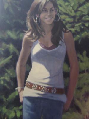 California Girl 24x42" oil