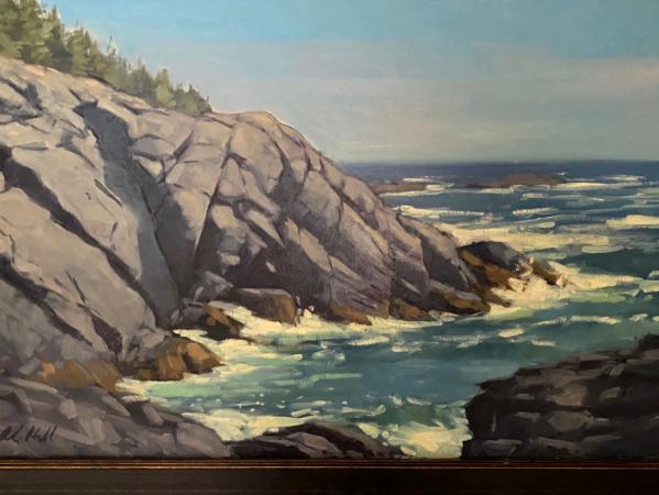 Christmas Cove 20x30" oil