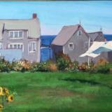 Parsonage Laundry 12x24" oil