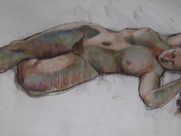 Sleep 24x48 pastel