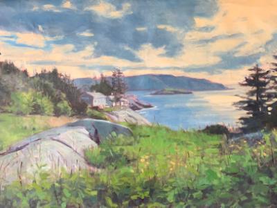 North End Monhegan 24x36"oil