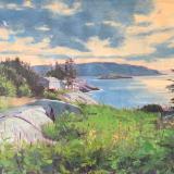 North End Monhegan 24x36"oil