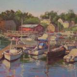 Camden Harbor oil 24x36" sold