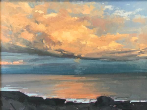 Sunset Clouds 1 18x24" oil